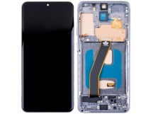 Дисплей для Samsung Galaxy S20 (G980F) модуль с рамкой Серый - (In-Cell)
