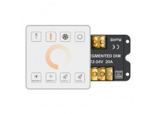 RoRi A2 контроллер 2-канальный, настенная сенсорная панель, 2.4 ГГц, IP20, белый, шт