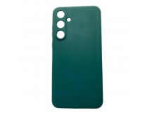 Чехол Samsung S24 Plus 5G (2024) Силикон Матовый Темно-Зеленый