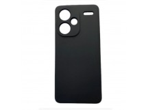 Чехол Xiaomi Redmi Note 13 Pro Plus 5G (2023) Силикон Матовый Черный