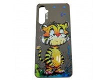 Чехол Samsung A05s (2023) Креатив Тигренок Серый