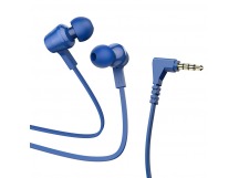 Проводные наушники с микрофоном внутриканальные Hoco M86 (повр. уп) Jack 3,5  (blue) (216656)