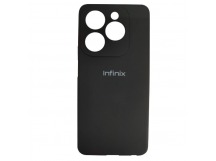 Чехол силиконовый Infinix HOT 40i Silicone Cover с лого черный