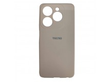 Чехол силиконовый Tecno Spark Go 2024/Pop 8 Silicone Cover с лого розовый песок