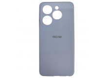 Чехол силиконовый Tecno Spark Go 2024/Pop 8 Silicone Cover с лого сиреневый