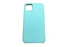 Чехол iPhone 11 Pro Max Silicone Case №21 с Лого в упаковке Голубой лед