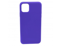 Чехол iPhone 11 Pro Max Silicone Case №30 с Лого в упаковке Темно фиолетовый