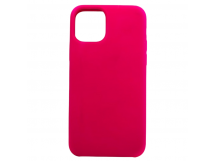 Чехол iPhone 11 Pro Max Silicone Case №47 с Лого в упаковке Ярко-Розовый