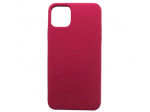 Чехол iPhone 11 Pro Max Silicone Case №52 с Лого в упаковке Бордовый