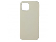 Чехол iPhone 12 Mini Silicone Case Full/с Лого №11 в упаковке Античный белый