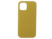 Чехол iPhone 12 Mini Silicone Case Full/с Лого №28 в упаковке Золотой