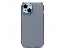 Чехол-накладка - PC089 для "Apple iPhone 15" (matte transparent/black) (231803)