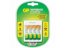 ЗУ для аккумуляторов GP E411/270 (AA/AAA Ni-MH 4 слота +4AA 2700mAh)