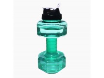 Бутылка для воды - гантеля (тех. уп.) (green) (234238)