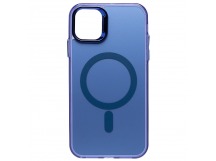 Чехол-накладка - SM025 SafeMag для "Apple iPhone 12/iPhone 12 Pro" (blue) (232132)