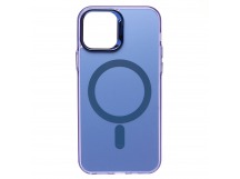Чехол-накладка - SM025 SafeMag для "Apple iPhone 12/iPhone 12 Pro" (blue) (232132)