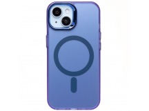 Чехол-накладка - SM025 SafeMag для "Apple iPhone 15" (blue) (232090)