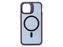 Чехол-накладка - SM026 SafeMag для "Apple iPhone 12/iPhone 12 Pro" (dark violet) (232199)