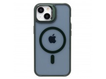 Чехол-накладка - SM026 SafeMag для "Apple iPhone 13/iPhone 14" (dark green) (232176)