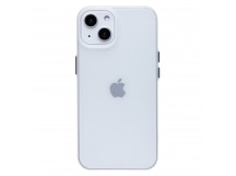 Чехол-накладка - PC091 для "Apple iPhone 14/iPhone 13" (matte transparent/white) (232322)