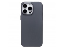 Чехол-накладка - PC091 для "Apple iPhone 15 Pro Max" (matte transparent/black) (232313)