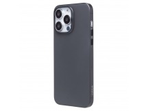 Чехол-накладка - PC091 для "Apple iPhone 15 Pro Max" (matte transparent/black) (232313)