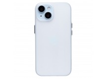 Чехол-накладка - PC091 для "Apple iPhone 15" (matte transparent/white) (232316)