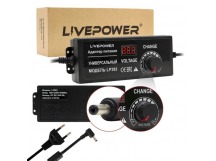 Блок питания универсальный LP393 9-24V/5A LCD+регулировка  (5,5*2,5)