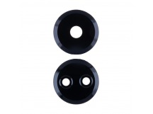 Стекло камеры для Xiaomi Poco C65 (2310FPCA4G) (комплект 2 шт.) Черный