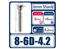 Фреза 8-6D-4,2 для материалов >6 мм, шт