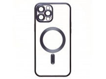 Чехол-накладка - SM027 SafeMag для "Apple iPhone 12 Pro Max" (blue titanium) (232378)