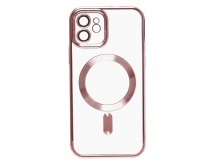 Чехол-накладка - SM027 SafeMag для "Apple iPhone 12" (pink) (232388)