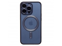 Чехол-накладка - SM027 SafeMag для "Apple iPhone 13 Pro" (blue titanium) (232369)
