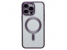 Чехол-накладка - SM027 SafeMag для "Apple iPhone 15 Pro Max" (dark violet) (232338)