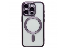 Чехол-накладка - SM027 SafeMag для "Apple iPhone 15 Pro" (dark violet) (232342)