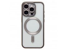 Чехол-накладка - SM027 SafeMag для "Apple iPhone 15 Pro" (titanium) (232344)