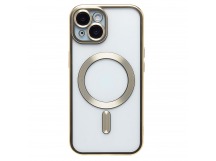 Чехол-накладка - SM027 SafeMag для "Apple iPhone 15" (gold) (232350)