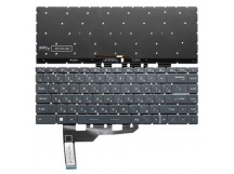 Клавиатура для ноутбука MSI Modern 14 B11M серая с подсветкой