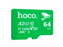 Micro SDXC карта памяти HOCO 64ГБ A2 Class 10, для видеонаблюдения