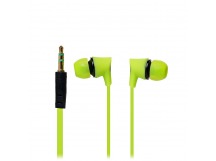 Проводные наушники внутриканальные Music Level ML-400 (повр.уп.) Jack 3,5  (green) (234819)