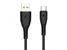 Кабель USB - Type-C SKYDOLPHIN S08T (повр. уп.) 100см 3,5A  (black) (234873)