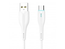 Кабель USB - micro USB SKYDOLPHIN S48V (повр. уп.) 100см 3A  (white) (234883)