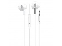 Проводные наушники с микрофоном вкладыши Hoco M57 Sky sound universal (повр.уп.) Jack 3,5  (white)(216345)