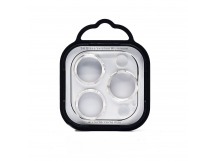 Защитное стекло для камеры - СG05 для "Apple iPhone 15 Pro/15 Pro Max" (silver)(231404)