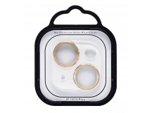 Защитное стекло для камеры - СG05 для "Apple iPhone 15/15 Plus" (gold)(231382)