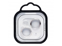 Защитное стекло для камеры - СG05 для "Apple iPhone 15/15 Plus" (silver)(231380)