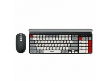 Комплект клавиатура+мышь мультимедийный SmartBuy 201359AG черный/серый/белый (SBC-201359AG-KW)