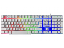 Клавиатура DEFENDER Neros GK-147, RGB RU,белый