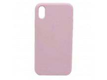 Чехол iPhone XR Silicone Case №62 (с Лого) в упаковке Черная смородина