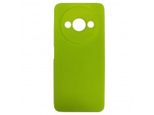 Чехол силиконовый Xiaomi Redmi А3/A3X/POCO C61 Silicone Cover Nano салатовый